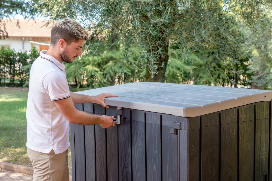 Plastična vrtna omara STORA WAY PLUS XL - grafit