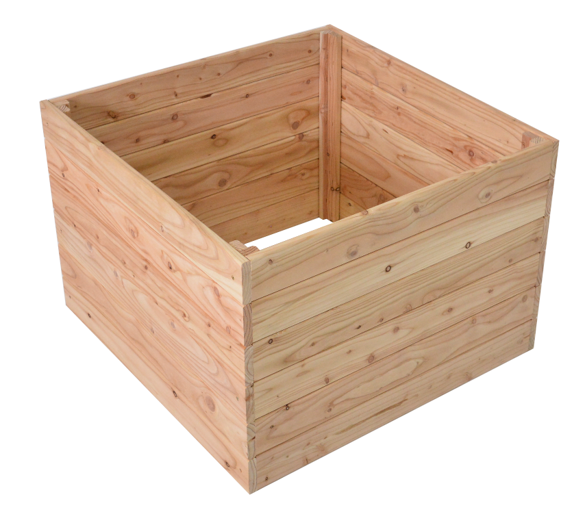 dvignjena greda PREMIUM BLUE 70x70x50cm lesena