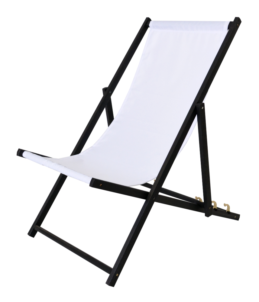 Bahama lesena sedežna garnitura iz poliestra, obarvana črno - BELA