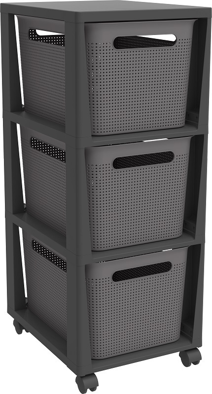 Komoda BRISEN 3x16 L - antracit