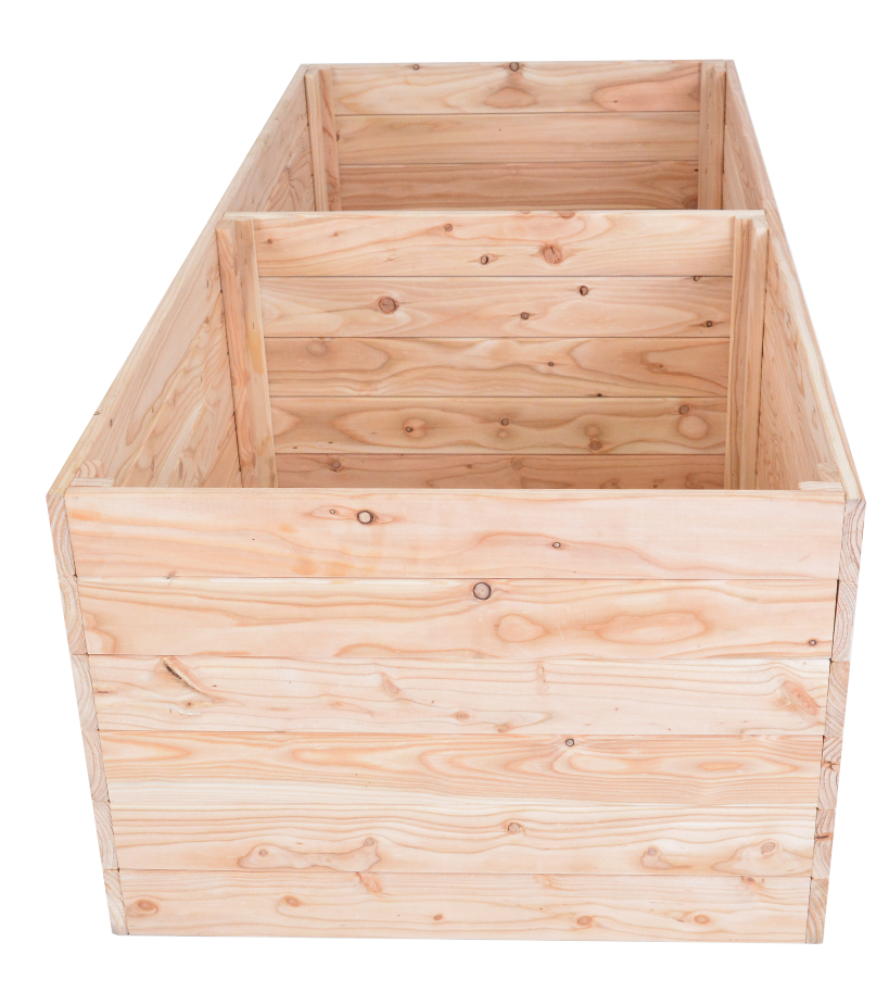Vyvýšený záhon PREMIUM modřín dřevěný Rojaplast (foto 10)