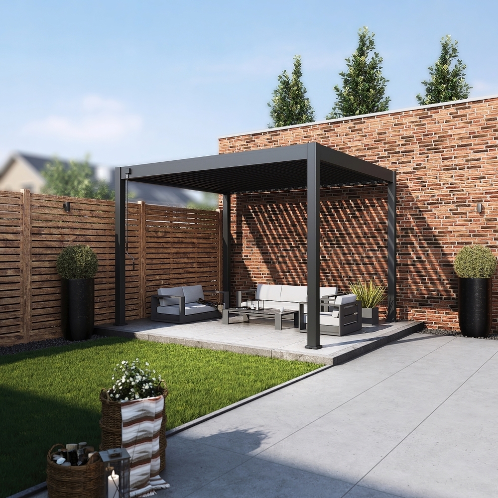Bioklimatická pergola INTRO NEO 4x3 m Rojaplast (foto 36)