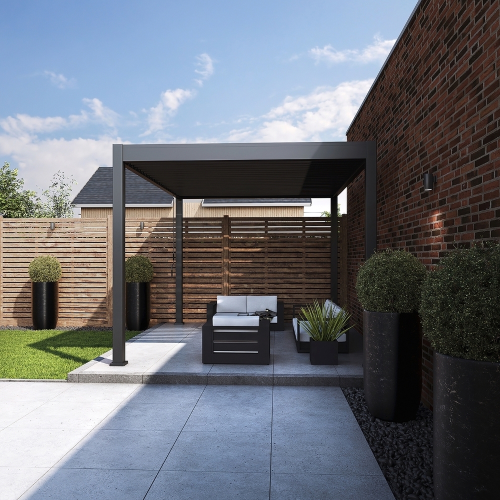 Bioklimatická pergola INTRO NEO 4x3 m Rojaplast (foto 37)