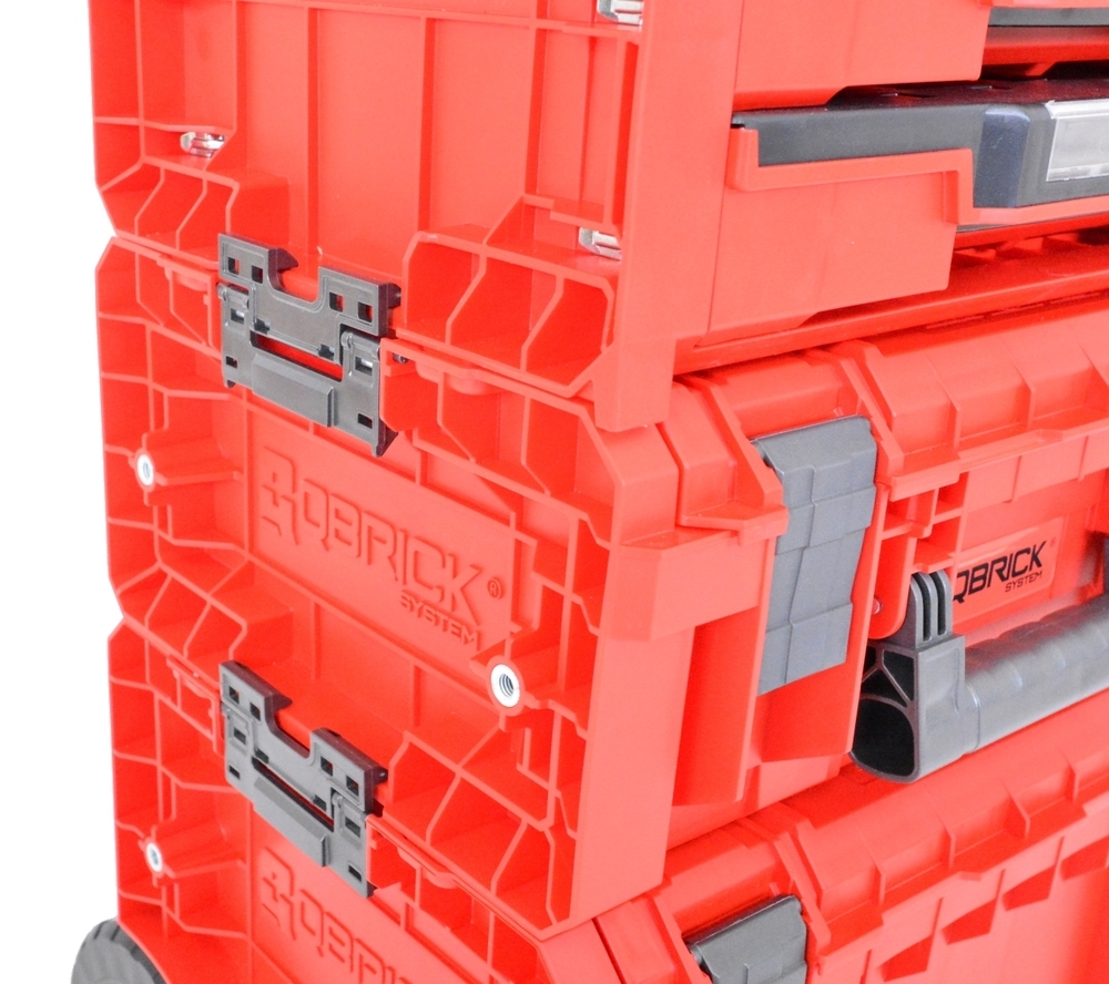 Úložný box QBRICK SYSTEM PRO HD Cart 2.0 Red Ultra na nářadí s kolečky Rojaplast (foto 11)
