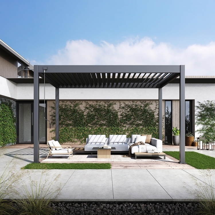 Bioklimatická pergola INTRO NEO 4x3 m Rojaplast (foto 23)