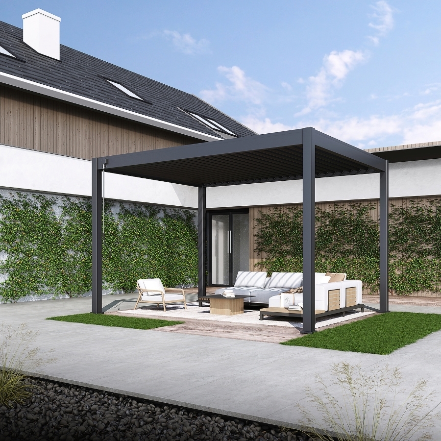 Bioklimatická pergola INTRO NEO 4x3 m Rojaplast (foto 22)