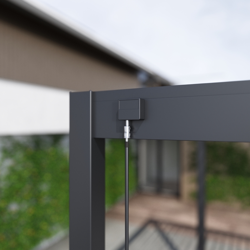 Bioklimatická pergola INTRO NEO 4x3 m Rojaplast (foto 27)