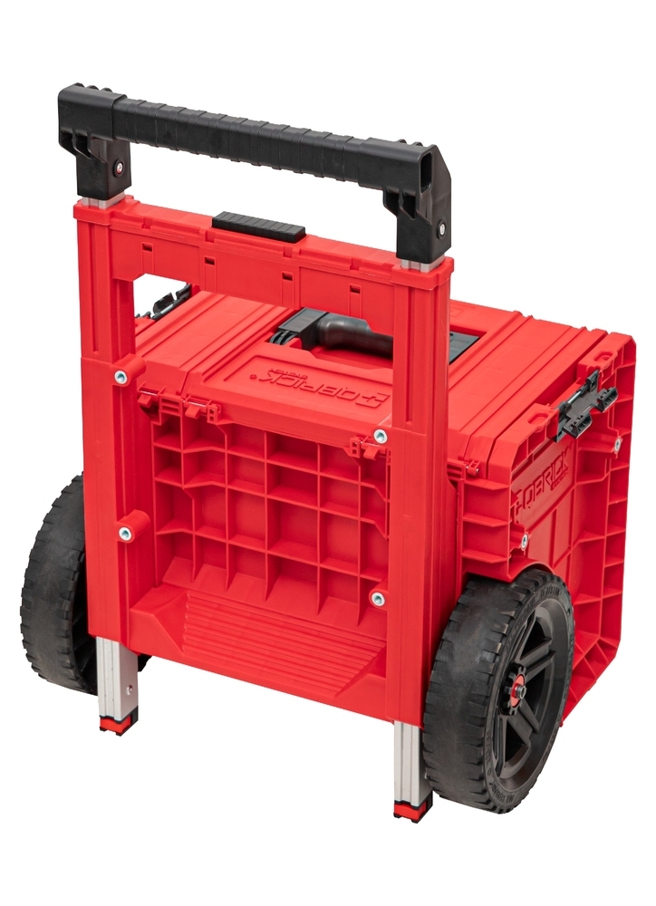 Úložný box QBRICK SYSTEM PRO HD Cart 2.0 Red Ultra na nářadí s kolečky Rojaplast (foto 3)