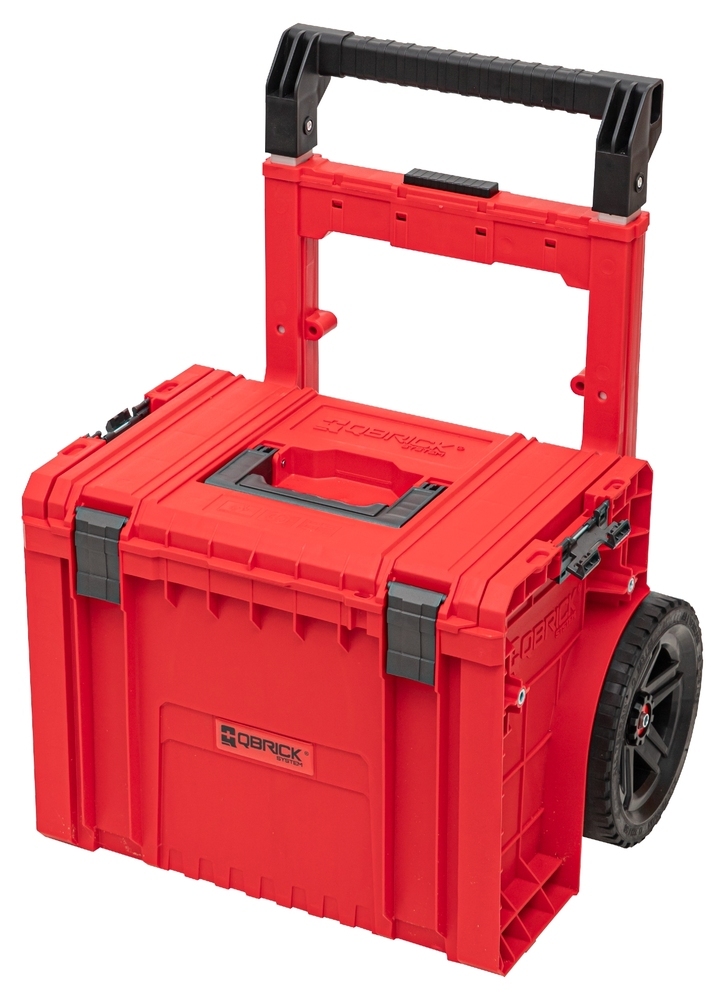 Úložný box QBRICK SYSTEM PRO HD Cart 2.0 Red Ultra na nářadí s kolečky Rojaplast (foto 23)