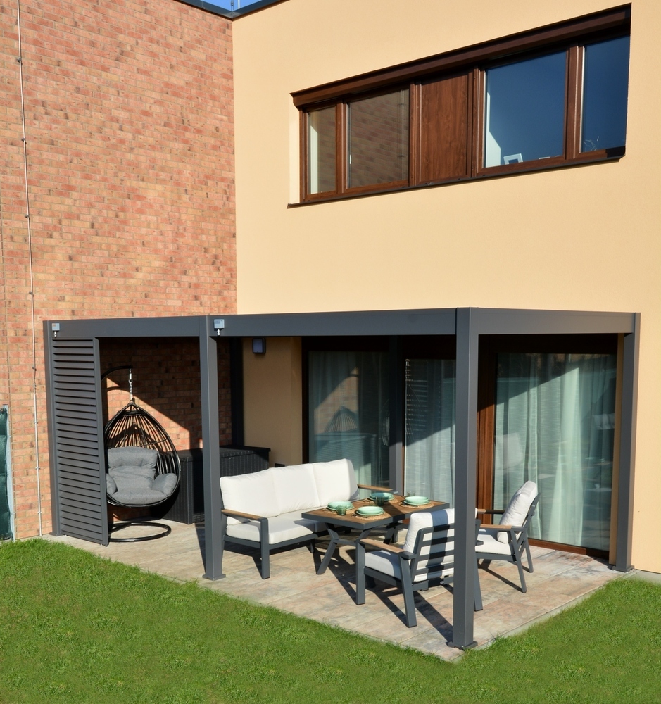 Bioklimatická pergola INTRO NEO 4x3 m Rojaplast (foto 21)