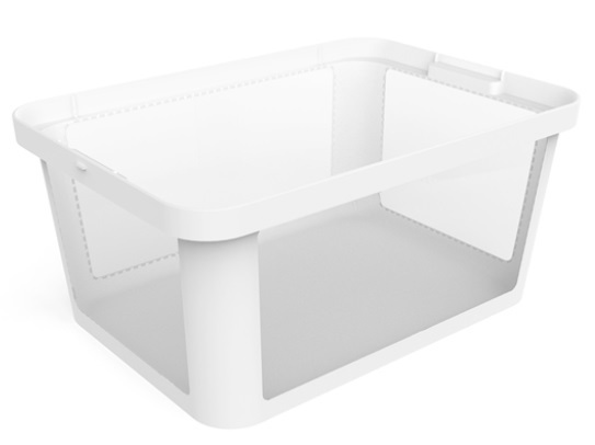 Škatla ALBRIS 45 L - bela