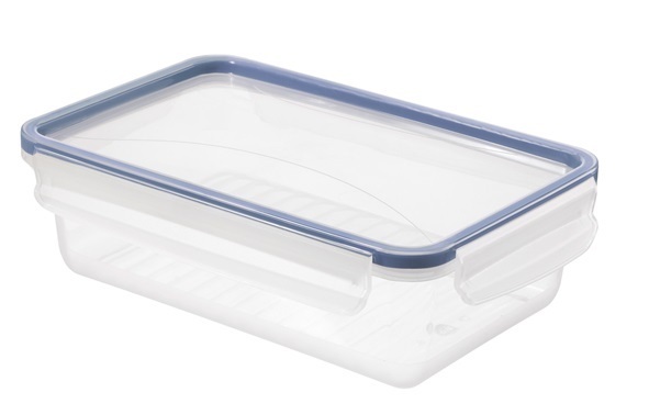 Posoda za hrano CLIC & LOCK 1,5L - temno modra