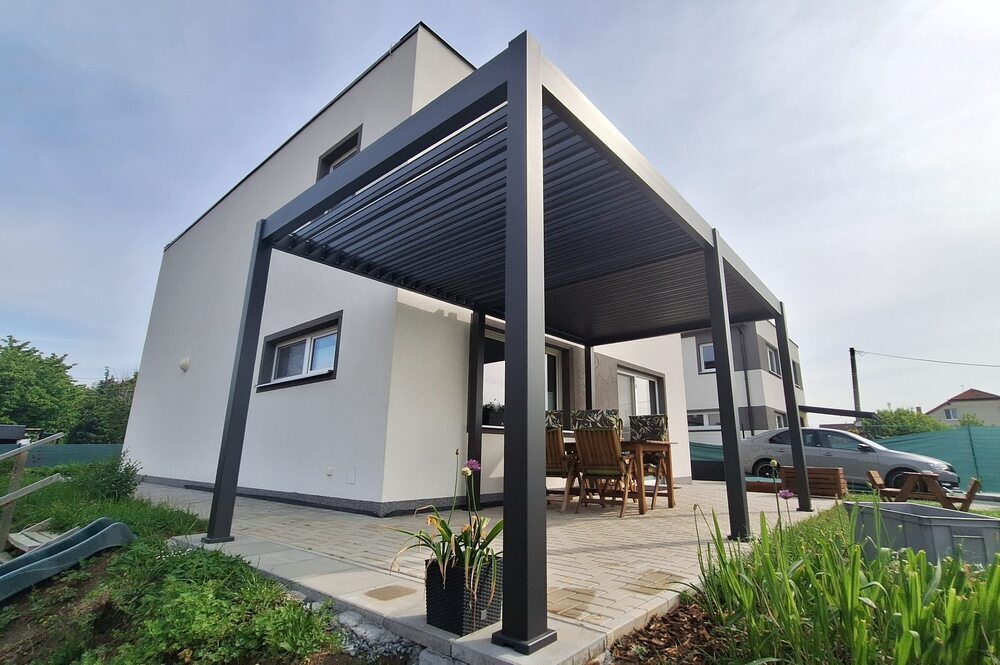 Bioklimatická pergola INTRO NEO 4x3 m Rojaplast (foto 51)