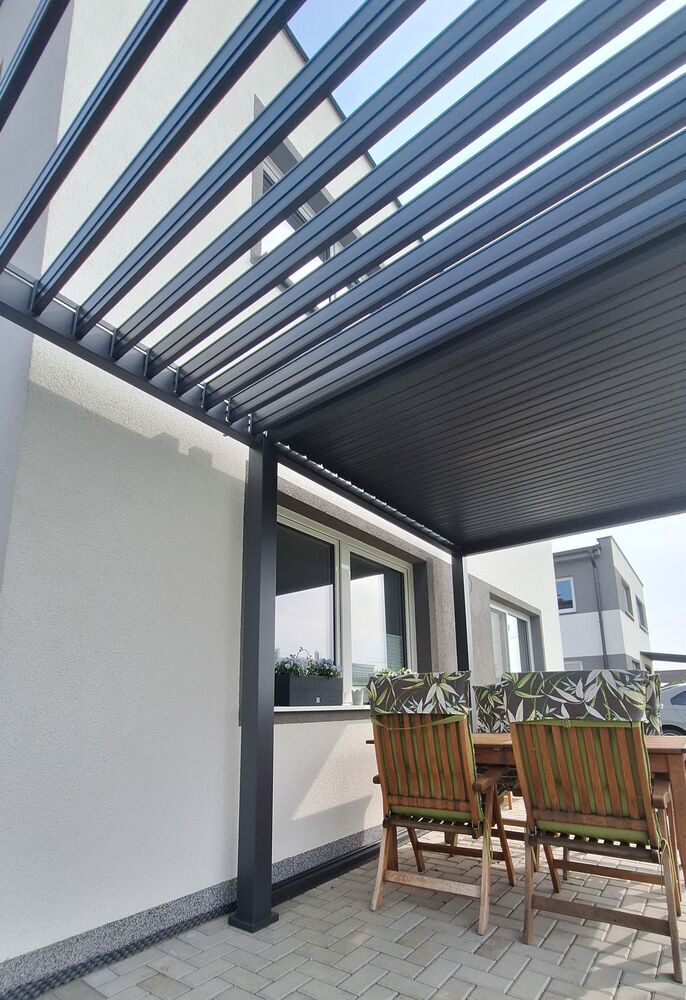 Bioklimatická pergola INTRO NEO 4x3 m Rojaplast (foto 54)