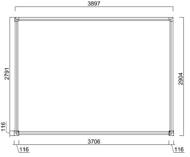 Bioklimatická pergola ke stěně INTRO PLUS 4x3 m Rojaplast (foto 61)