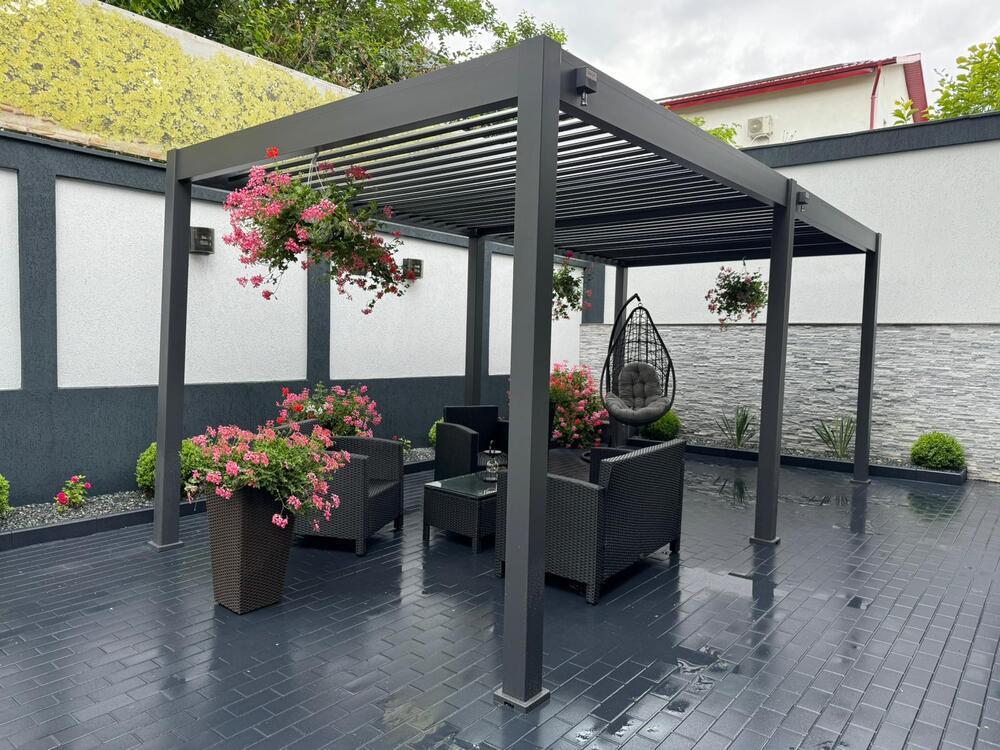 Bioklimatická pergola INTRO PLUS 4x3 m Rojaplast (foto 150)