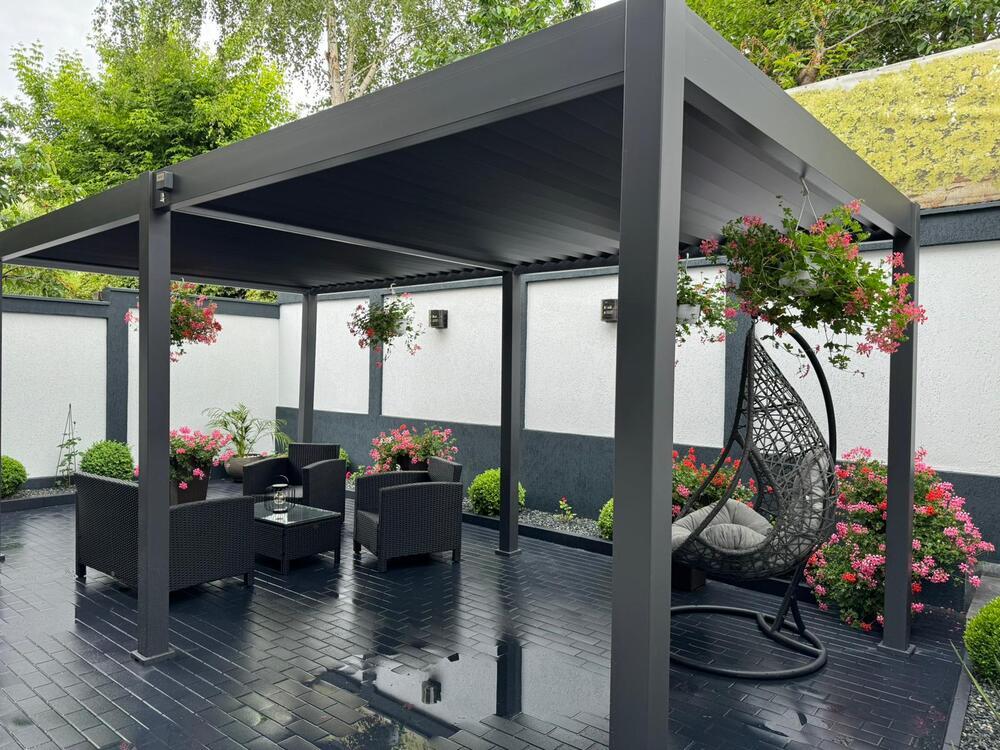 Bioklimatická pergola INTRO PLUS 4x3 m Rojaplast (foto 202)