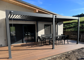 Bioklimatická pergola INTRO PLUS 4x3 m Rojaplast (foto 93)