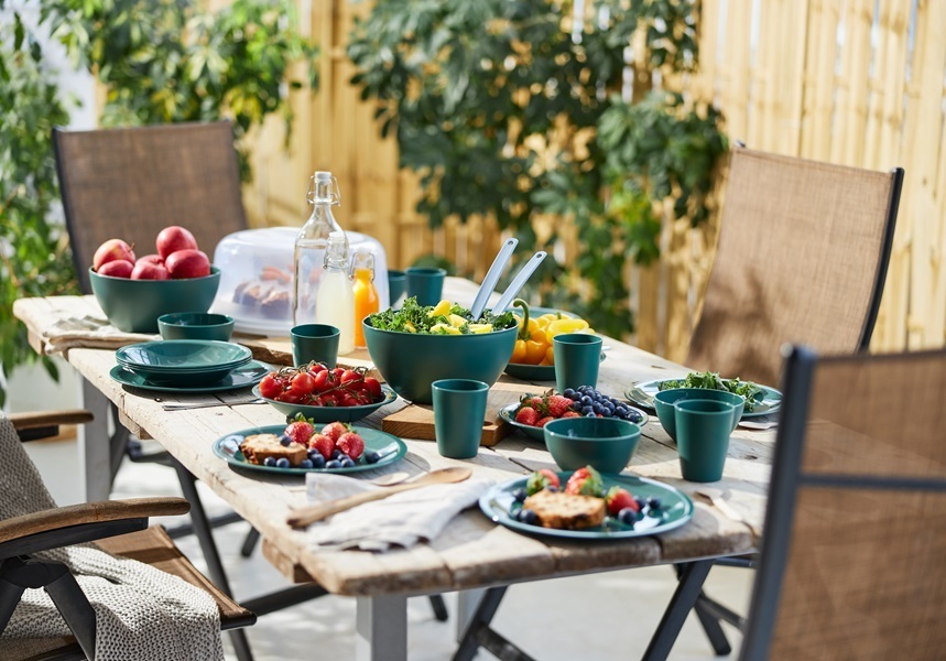 Globok krožnik CARUBA 21 cm - zelen