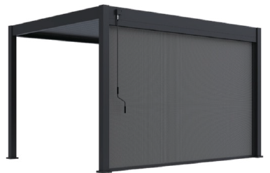 Pergola PANEL LAMELY zastínění fixní horizontální 1 m pro bioklimatickou Rojaplast (foto 40)
