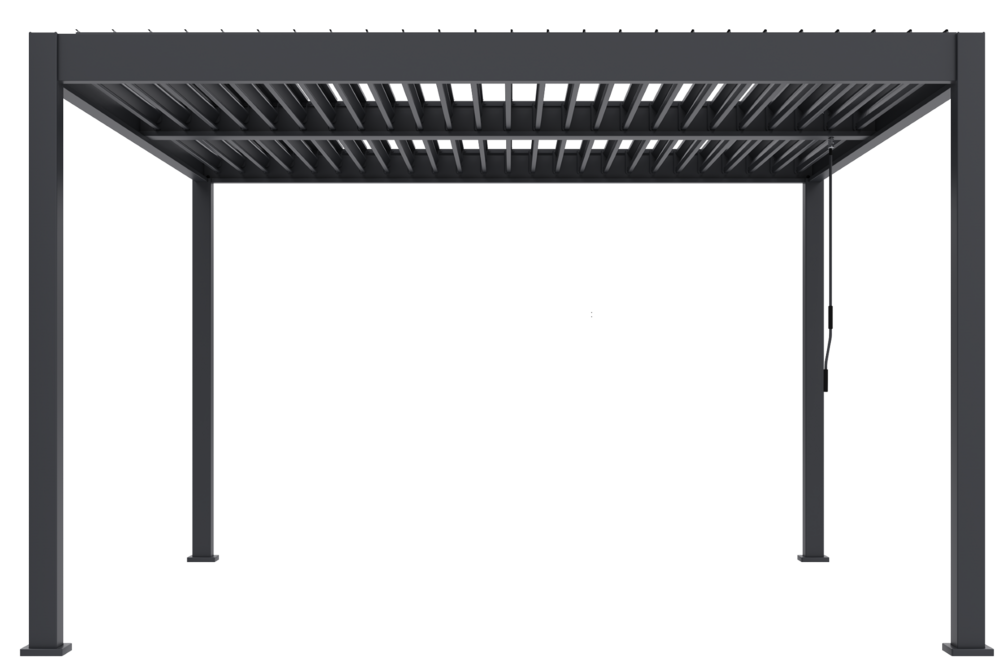 Bioklimatická pergola INTRO DUO 4x4 m Rojaplast (foto 31)