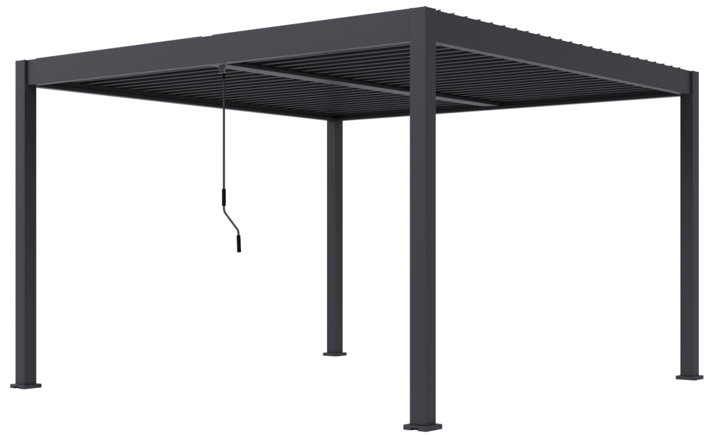 Bioklimatická pergola INTRO DUO 4x4 m Rojaplast (foto 33)