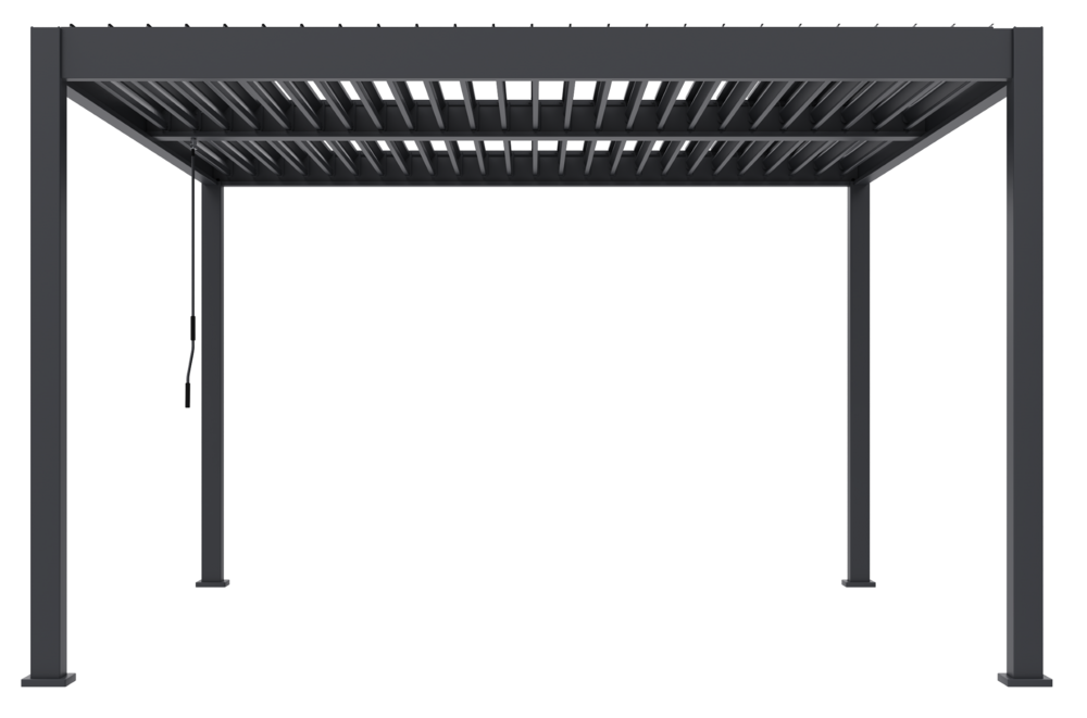 Bioklimatická pergola INTRO DUO 4x4 m Rojaplast (foto 34)