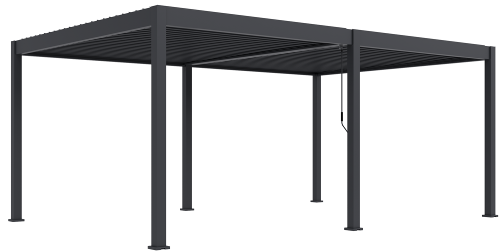 Bioklimatická pergola INTRO DUO 4x4 m Rojaplast (foto 59)