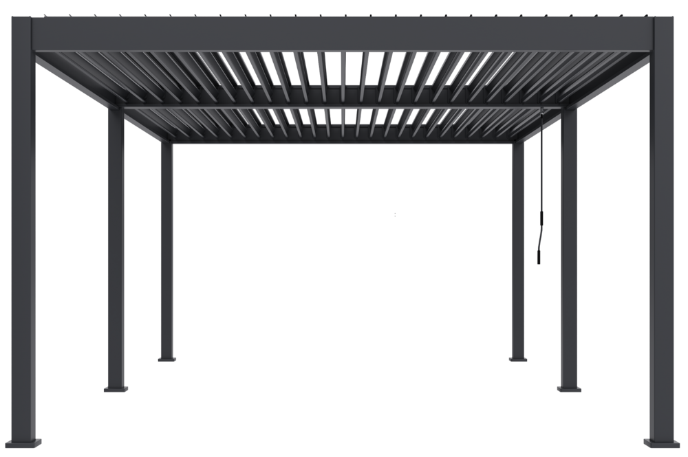 Bioklimatická pergola INTRO DUO 4x4 m Rojaplast (foto 64)