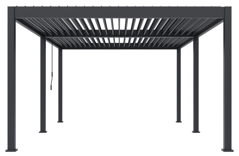 Bioklimatická pergola INTRO DUO 4x4 m Rojaplast (foto 63)