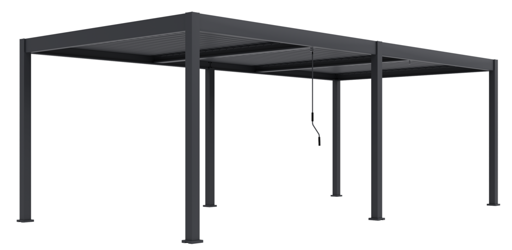 Bioklimatická pergola INTRO DUO 4x4 m Rojaplast (foto 91)