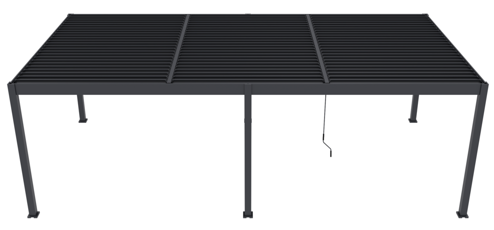 Bioklimatická pergola INTRO DUO 4x4 m Rojaplast (foto 137)