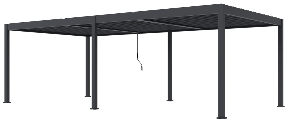Bioklimatická pergola INTRO DUO 4x4 m Rojaplast (foto 135)