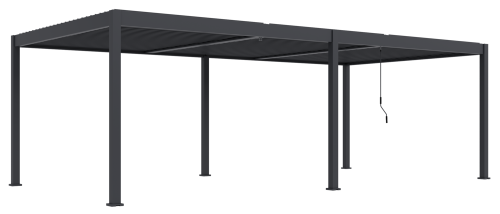 Bioklimatická pergola INTRO DUO 4x4 m Rojaplast (foto 133)