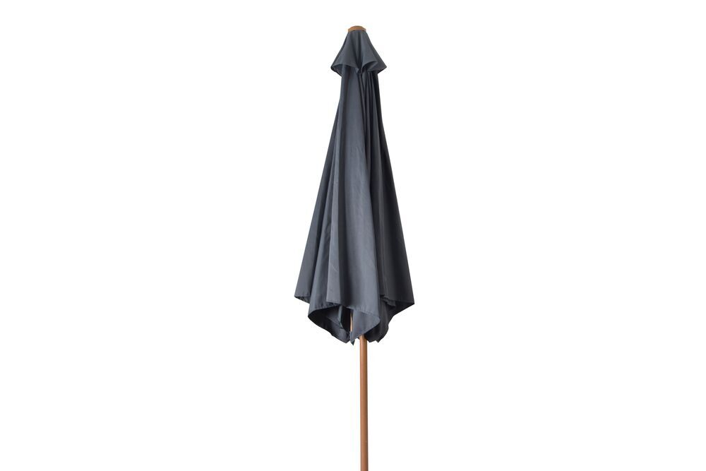 Dežnik ROJA COVERED WOOD 3m siv