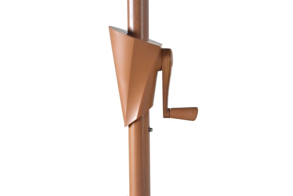 Dežnik ROJA COVERED WOOD 3m siv
