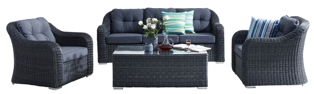 Komplet iz ratana RICHMOND ANTRACIT