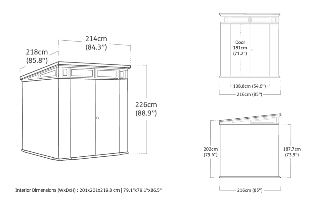 PENT podpis HORIZONTALNA hiša 7x7 - rjava