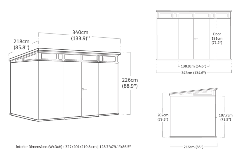 PENT Signature HORIZONTALNA hiša 11x7 - rjava