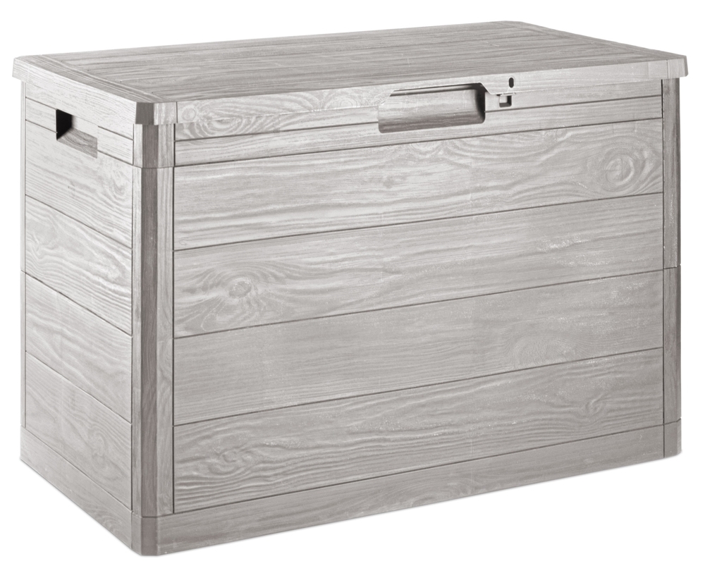 WOODYS vrtna plastična kutija za pohranu 160 L - svijetlosiva