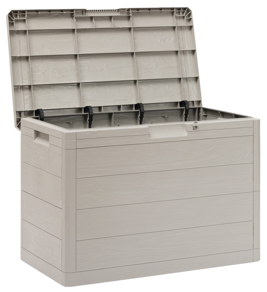 WOODYS vrtna plastična kutija za pohranu 160 L - svijetlosiva