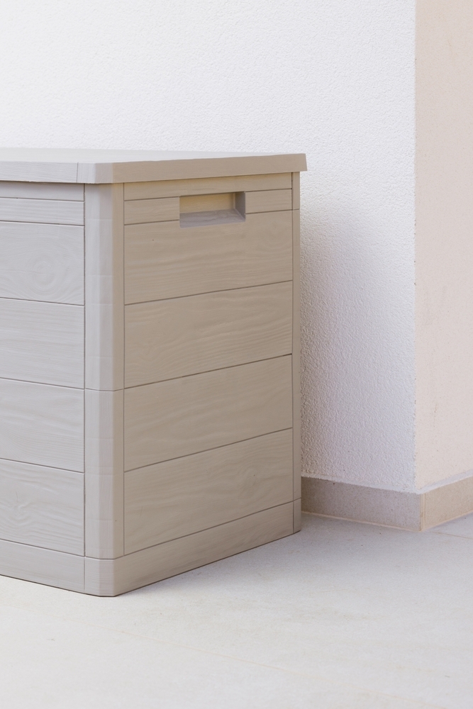 WOODYS vrtna plastična kutija za pohranu 160 L - svijetlosiva