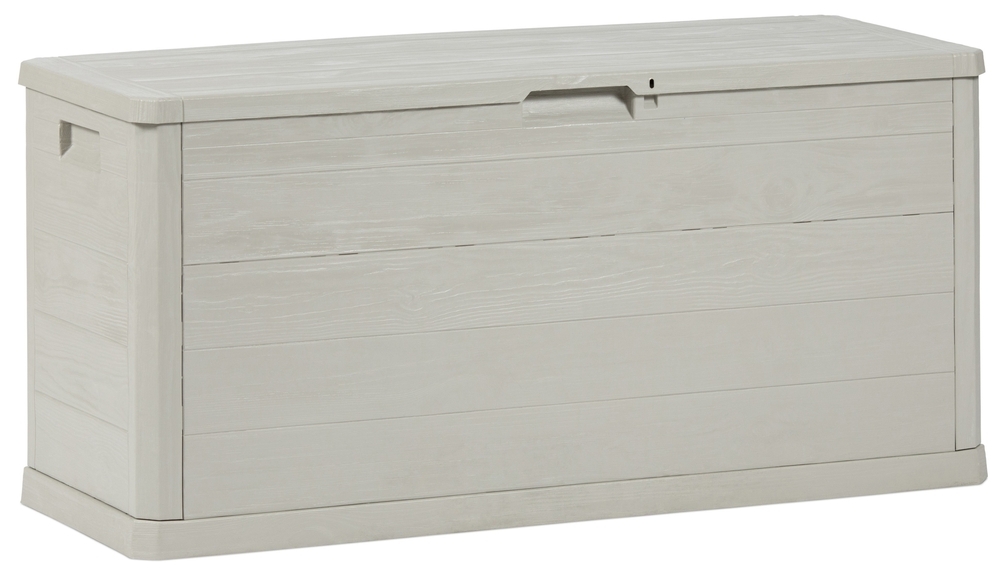 WOODYS Vrtna plastična škatla za shranjevanje 280 L - svetlo siva