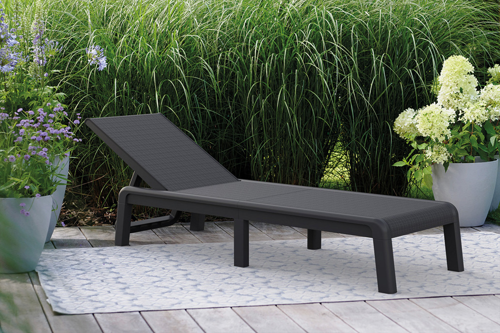 Ležalnik MALLORCA - grafit