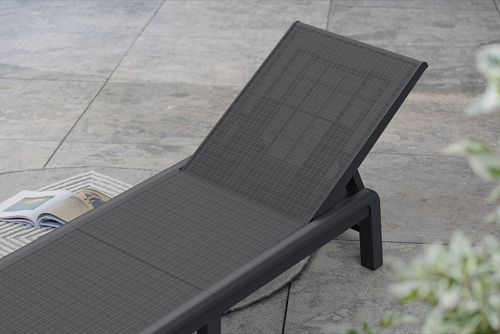 Ležalnik MALLORCA - grafit