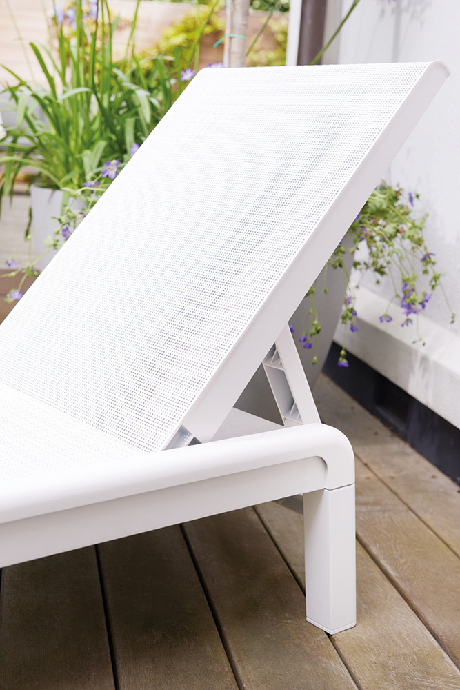 Ležalnik MALLORCA - bel