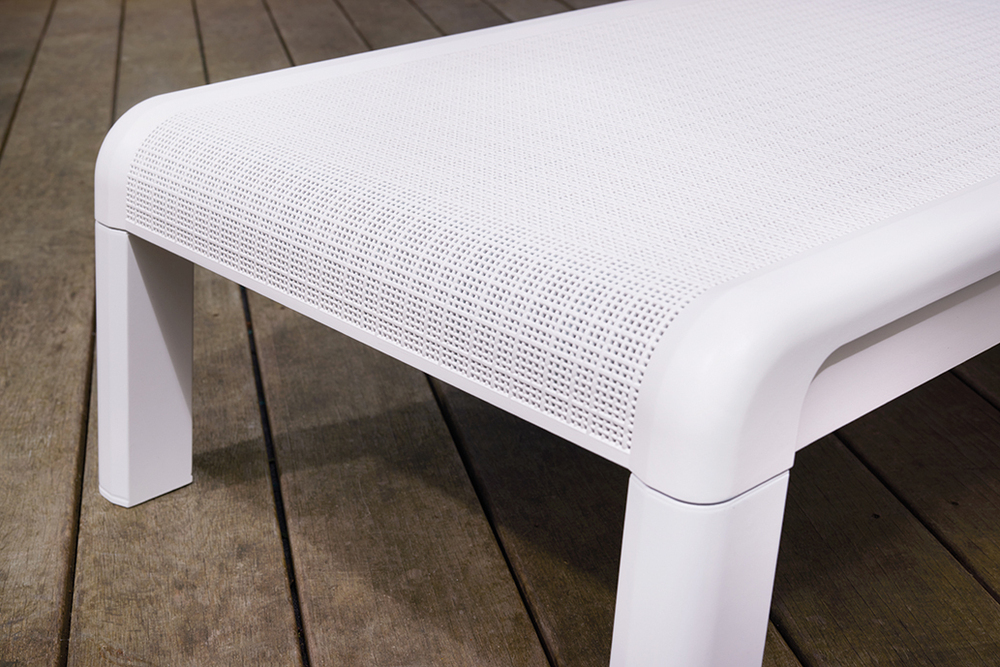 Ležalnik MALLORCA - bel