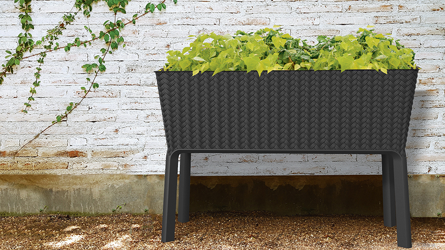 Cvetlični lonec SPLENDOR 120 L - grafit