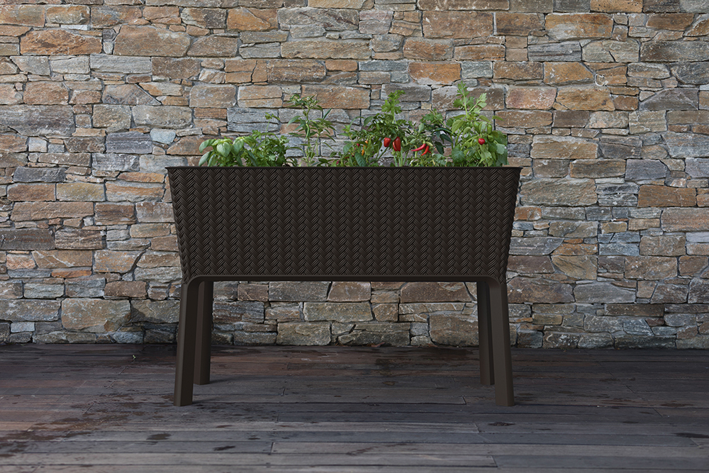 Cvetlični lonec SPLENDOR 120 L - grafit