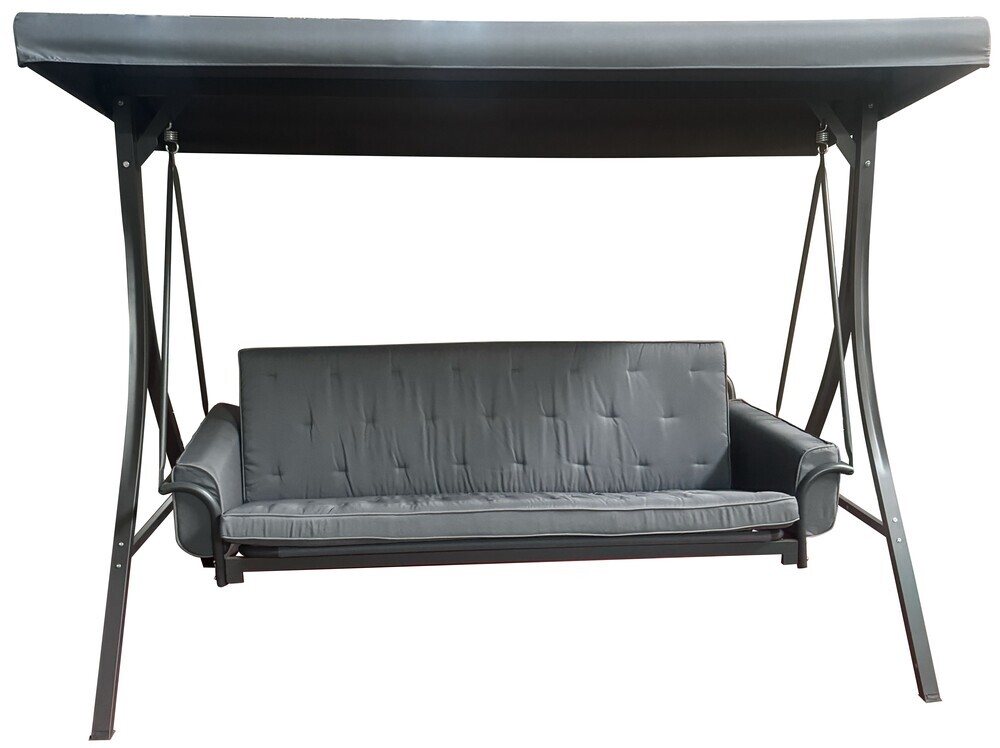 Kovinska vrtna gugalnica MADRID - siva